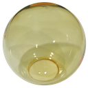 Ver imagem 1 de Globo Bolinha de Primeira Vidro Âmbar Liso sem Colar 03x08