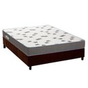 Ver imagem 1 de Cama Box Casal: Colchão Espuma Ortobom D33 Light Saúde + Base CRC Suede Brown(138x188)