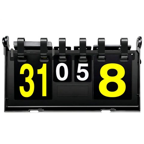 Placar Mesa Manual Marcador Pontos Sets Dobravel Portatil Esporte Volei Futebol Basquete Badminton T