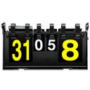 Ver imagem 1 de Placar Mesa Manual Marcador Pontos Sets Dobravel Portatil Esporte Volei Futebol Basquete Badminton T