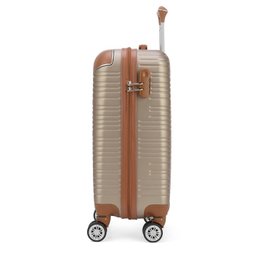 Mala para Viagem Bordo Executiva de Mão Rodinhas 360º - Luxcell - Cor Champanhe - 4