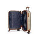 Ver imagem 5 de Mala para Viagem Bordo Executiva de Mão Rodinhas 360º - Luxcell - Cor Champanhe