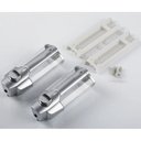 Ver imagem 3 de Dispenser Duplo Shampoo Sabonete Liquido Kit 10 Unidades Banheiro Hotel Casa Shopping Restaurante