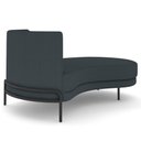Ver imagem 5 de Chaise Longue Divã 164cm Braço Direito Logus D06 Bouclê Chumbo - Mpozenato