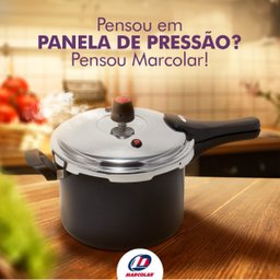 Panela de Pressão 3 Litros Antiaderente Fechamento Externo + Descanso Quadrado + Concha de Silicone  - 9