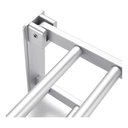 Ver imagem 4 de Toalheiro Varal Alumínio Inox C/ Prateleira e Ganchos Móveis:prateado