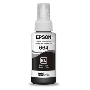 Refil de Tinta Epson Preto T664120 70ml