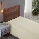 Ver imagem 1 de Roupa Cama Solteiro 300 Fios Lençol Virol sem Elástico de Algodão:palha