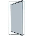 Ver imagem 1 de Vitro de Aluminio Capelinha Pivotante Com Trinco 1,00 x 0,40cm