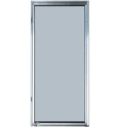 Vitro Capelinha Pivotante C/trinco Vidro Mini Boreal 1,00 X 0,40 Cor Brilhante Linha Econ - 2