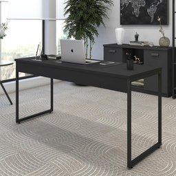 Mesa Para Escritorio 150x75 Cm 133160 Preto Mobel Preto - 3 Mesa Para Escritorio 150x75 Cm 133160 Preto Mobel Preto - 3