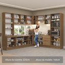 Ver imagem 6 de Armário de Cozinha Completa 549cm Rustic Stella Madesa 01