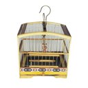 Ver imagem 4 de Gaiola Transporte Para Passaros Aves Coleiro Viagem