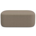 Ver imagem 3 de Puff Decorativo Orgânico para Living Quarto 100cm Doha W01 Bouclê Bege - Lyam Decor