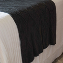 Ver imagem 2 de Peseira Decorativa Tricot Ayla Cinza Escuro Queen