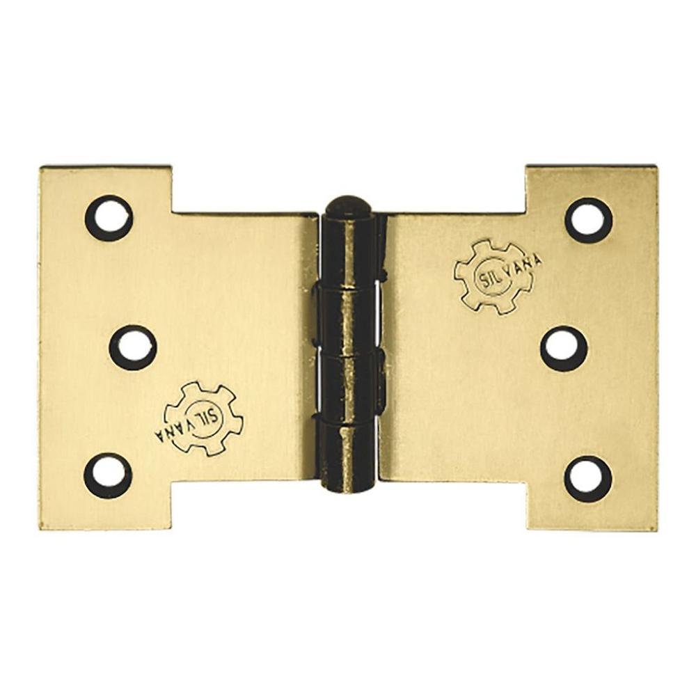 Kit 2 Dobradiças Silvana 840 Palmela até 25kg - 4" Niquelado