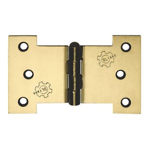 Kit 2 Dobradiças Silvana 840 Palmela até 25kg - 4" Niquelado