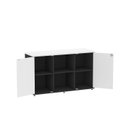 Ver imagem 5 de Armário Credenza 2 Portas Pivotante P25 Preto/Branco