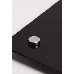 Painel Lousa De Vidro Temperado preta 120x90cm com led - 3