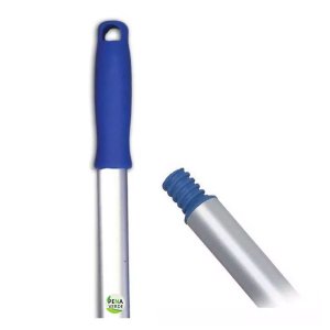 Cabo Alumínio Galvanizado Ergonômico 1,40 M com Rosca e Manopla - Kit 7 Unidades Cor:azul;formato:li