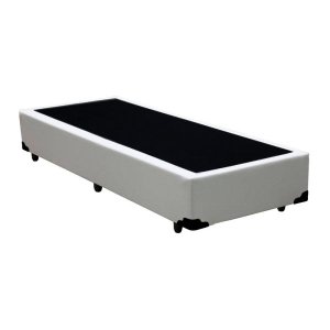 Cama Box Solteiro Ortobello Móveis Sintético Branco 40x88x188
