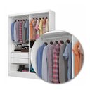 Ver imagem 6 de Closet Casal Dubai 2 Gavetas Carioca Móveis