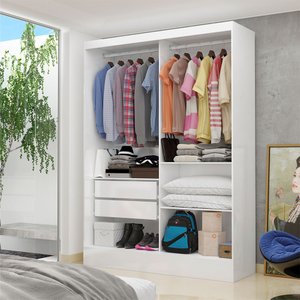 Closet Casal Dubai 2 Gavetas Carioca Móveis