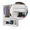 Ver imagem 5 de Closet Casal Dubai 2 Gavetas Carioca Móveis