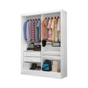 Ver imagem 2 de Closet Casal Dubai 2 Gavetas Carioca Móveis