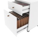 Ver imagem 5 de Gaveteiro Multiuso com 2 Gavetas para Escritório Verbena - Branco