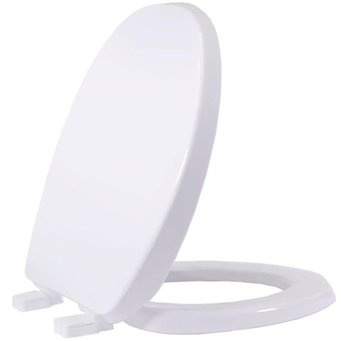 Assento Sanitário Universal Oval Branco Gelo Soft Close - Auspp00sc - Tupan Assento Universal Soluti