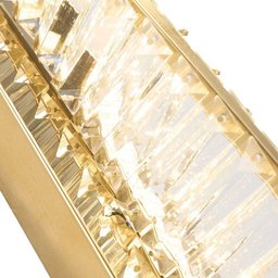 Arandela Skylight Dna 3078 Led Bivolt Dourado-translucido - 3