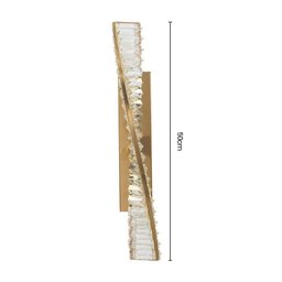 Arandela Skylight Dna 3078 Led Bivolt Dourado-translucido - 2
