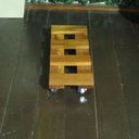 Ver imagem 3 de Suporte Vasos jardineira Planta Madeira com Rodízios Gel 55x20