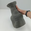 Ver imagem 5 de Vaso Decorativo Enfeite Planta Aparador Cerâmica 28x15x15cm Cinza