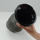Ver imagem 6 de Vaso Decorativo Enfeite Planta Aparador Cerâmica 28x15x15cm Cinza