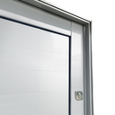 Ver imagem 4 de Porta Pivotante Alumínio Lambril Evolution c/Pux.D.Elite Branco 216x150 Brimak