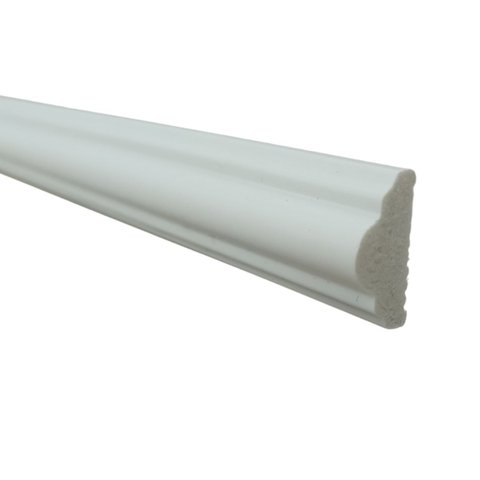 Rodameio de Poliestireno 2,5cm Decorativo Branco 2,4 Metros