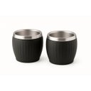 Ver imagem 1 de Kit 2 Xícaras para Café Tramontina em Aço Inox Preto 80 Ml