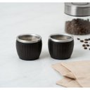 Ver imagem 2 de Kit 2 Xícaras para Café Tramontina em Aço Inox Preto 80 Ml