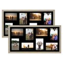 Ver imagem 1 de Kit 2 Multifoto Porta Retrato de Parede 30x60 16 Fotos 10x15