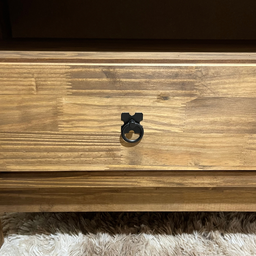 Rack para Tv de Madeira com 2 Gavetas - Steam:marrom - 6