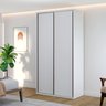 Guarda Roupa Casal Modulado 100% MDF 2 Portas de Correr 6 Gavetas Cabideiros e Prateleiras de 1,20m  - 1