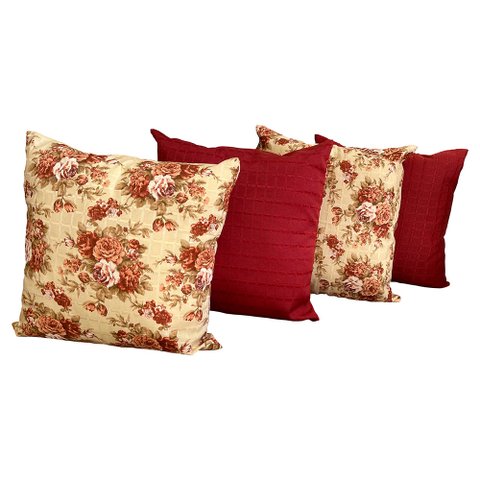 Capas de Almofadas Decorativas 4 Unidades Com Ziper:KCT04115
