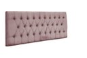 Ver imagem 1 de Cabeceira Painel Imperatriz 138 cm com Capitonê Veludo Rosa