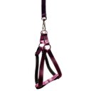 Ver imagem 3 de Coleira Peitoral Riscadinho Americano - Roxo Nº 04