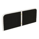 Ver imagem 7 de Cabeceira Painel Orgânico Cama Box King Size Aira 195cm Dobrável Bouclé Off White - Desk Design