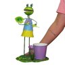 Boneco de Ferro Sapo de Decoracao Enfeite Jardim e Flores - 2