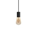 Ver imagem 1 de Lustre Pendente Blumenau Vintage Liso E27 Bivolt Preto