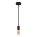 Ver imagem 2 de Lustre Pendente Blumenau Vintage Liso E27 Bivolt Preto